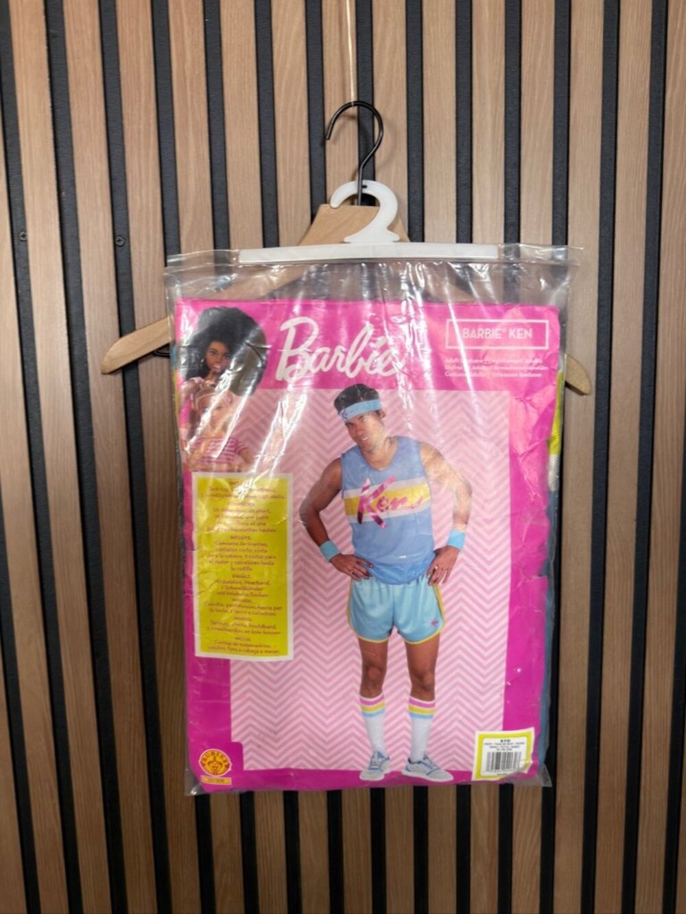 Barbie Ken Costume OS Mens Blue Sportswear Tank Top Shorts Tracksuit Halloween
